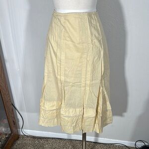 Elegant Beige Women's Skirt